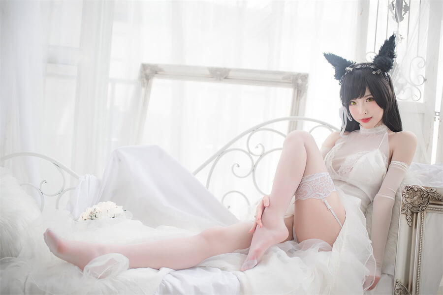 清水由乃碧蓝航线爱宕婚纱电子版 - 柒兔瞄