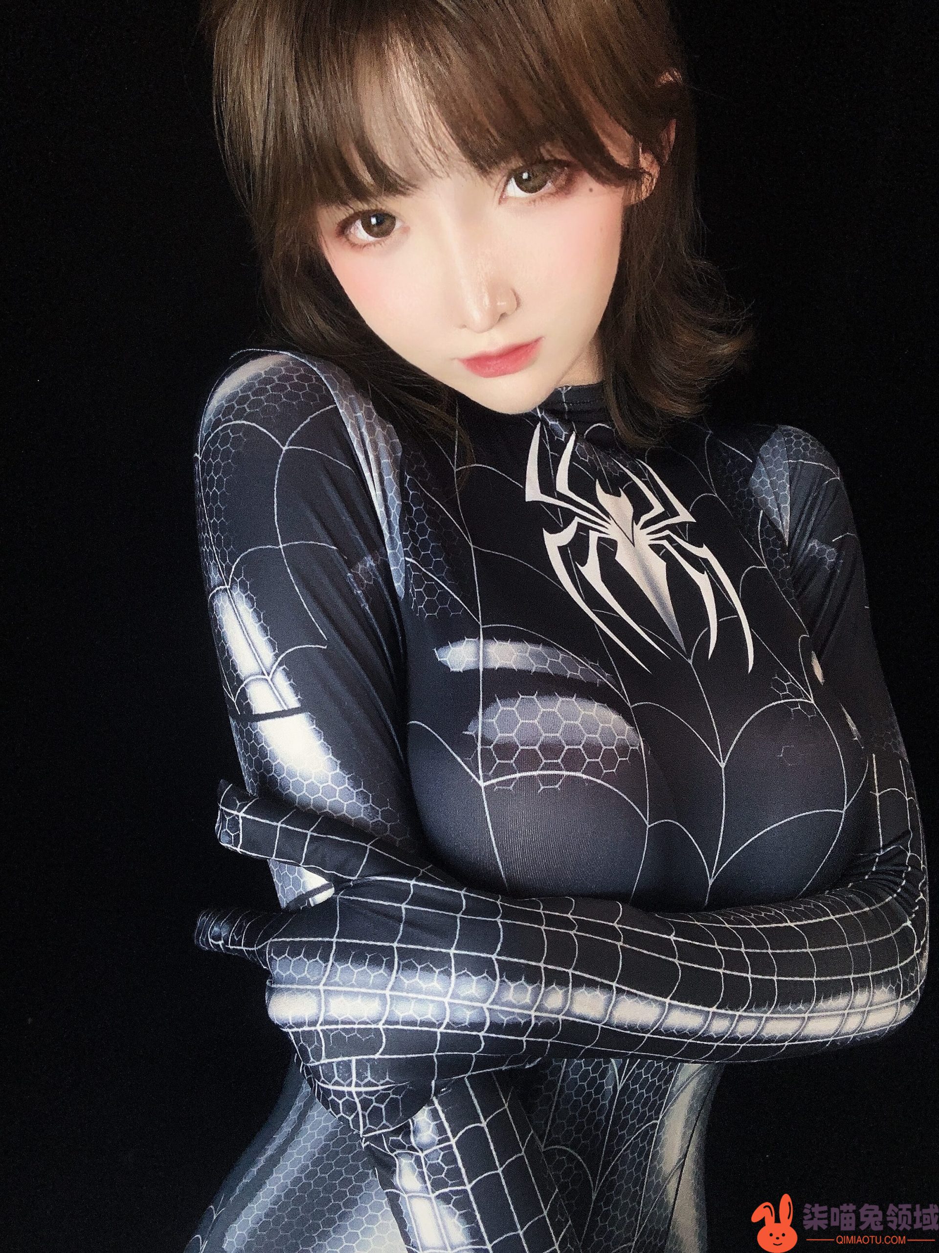 图片[3] - 一小央泽黑蜘蛛cos图片及视频，超级详细！ - 柒兔瞄