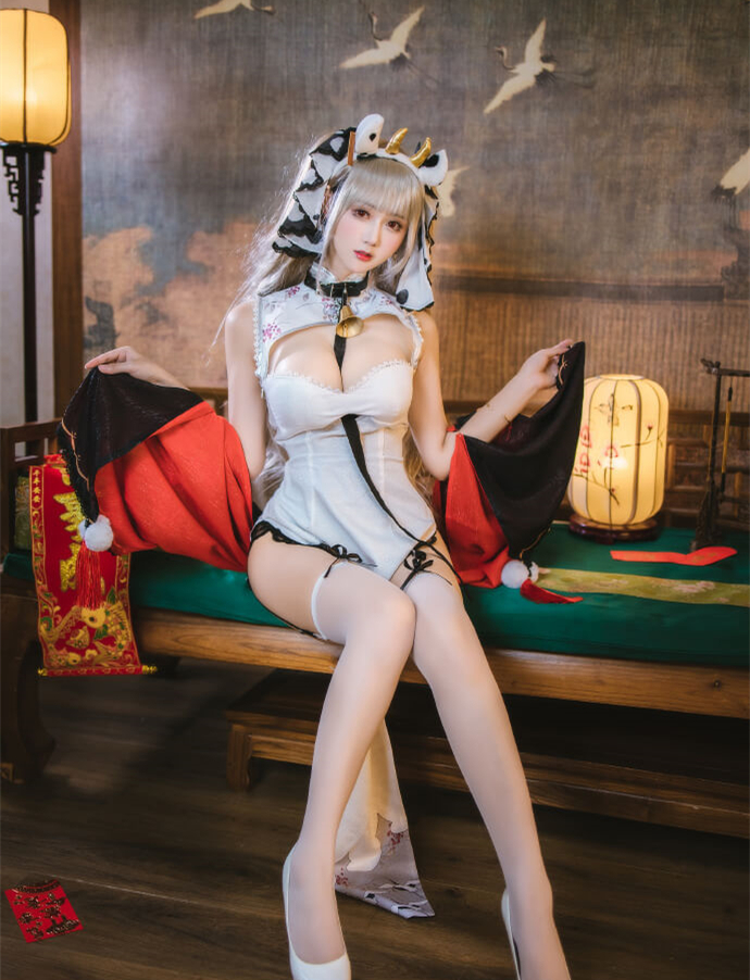 图片[2] - 羽生三未新春可畏cos，萌爆航线世界！ - 柒兔瞄