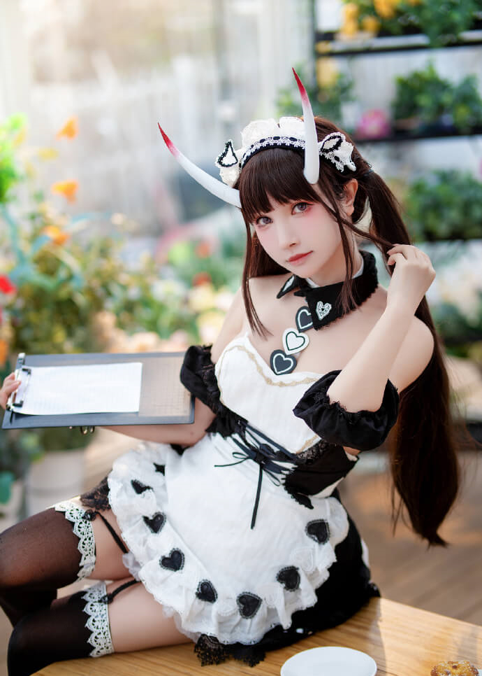 图片[4] - 超可爱的COSER，一千只猫薄禾惊艳碧蓝航线COS！ - 柒兔瞄