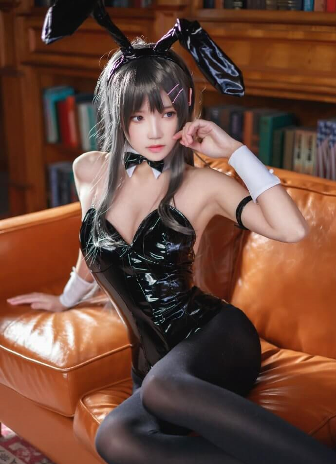 图片[3] - 甜美可爱兔女郎COS，樱岛麻衣教你如何打造！ - 柒兔瞄