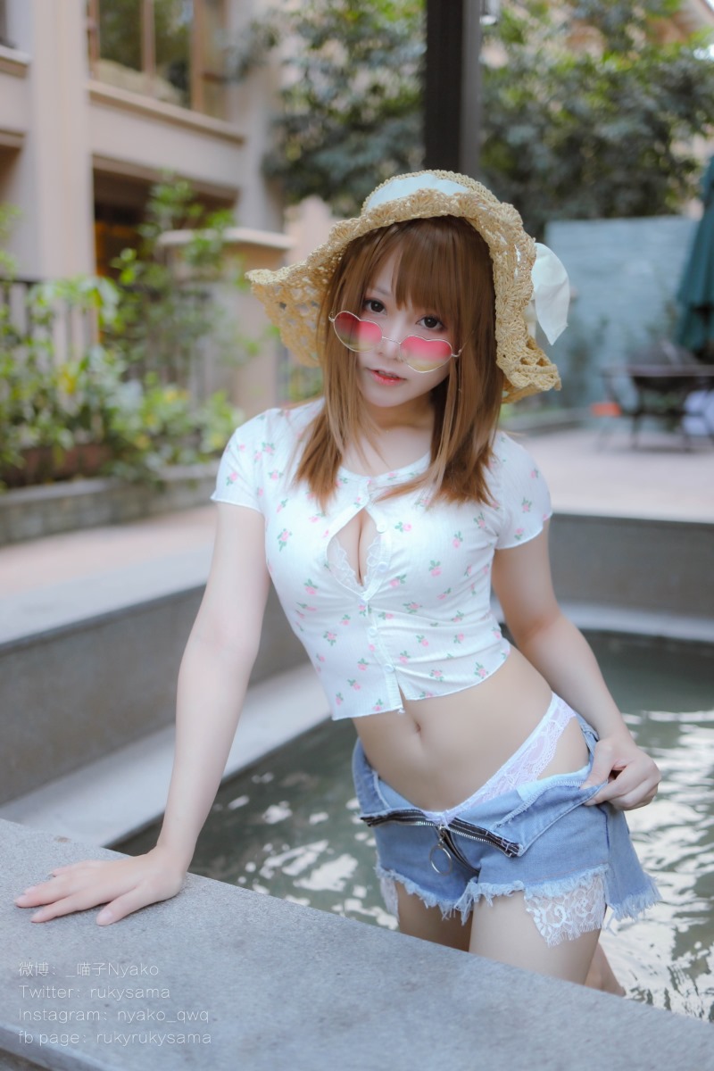 Nyako喵子温泉之旅，仙女姿态惊艳万千！ - 柒兔瞄