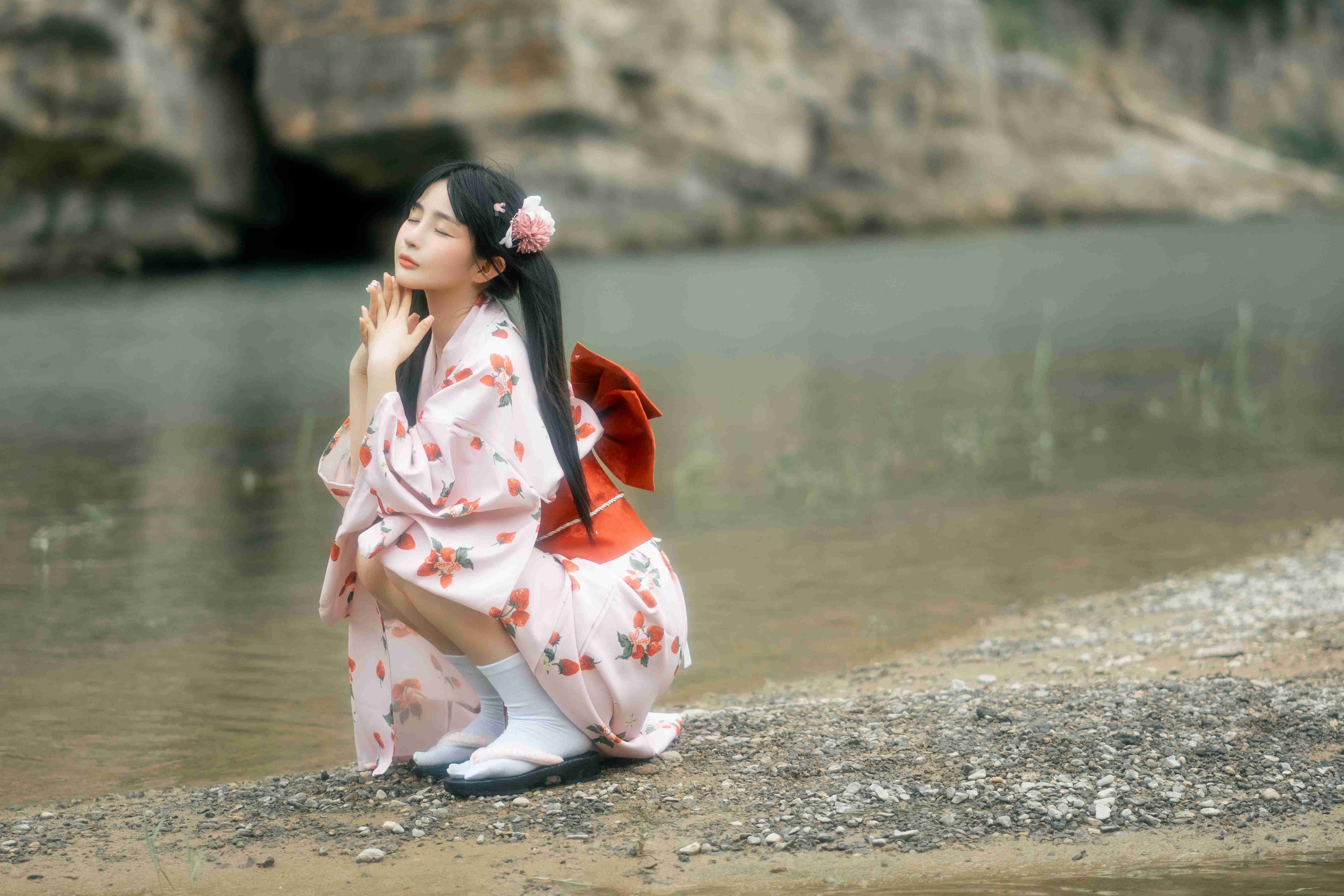 动漫少女现身！桜井宁宁浴衣cos萌翻！ - 柒兔瞄