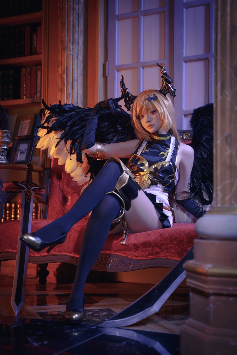 图片[2] - COS黑龙贯通，完美还原天空幻想曲E角色！ - 柒兔瞄