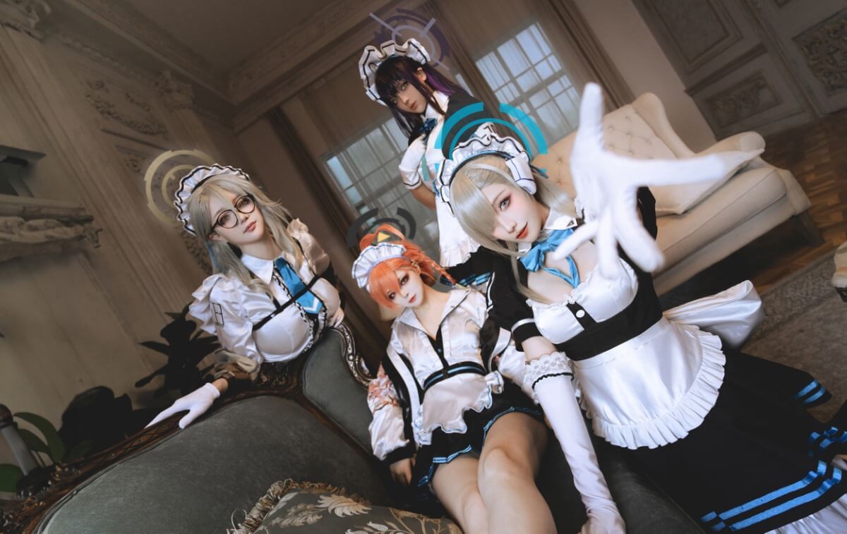 图片[2] - 追求萌妹必看！碧蓝档案室笠茜COS，完美展现可爱风！ - 柒兔瞄