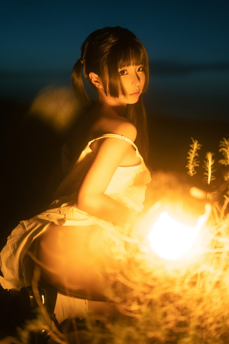 图片[4] - 蠢沫沫COS《海岸昏灯》，清澈的眼神中隐藏着小秘密 - 柒兔瞄