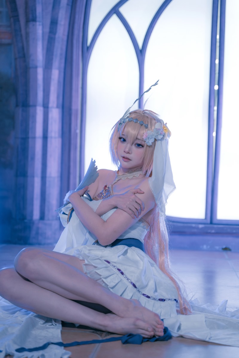 图片[2] - 天空幻想曲D女主角COS，黑龙贯通的仙境之美 - 柒兔瞄