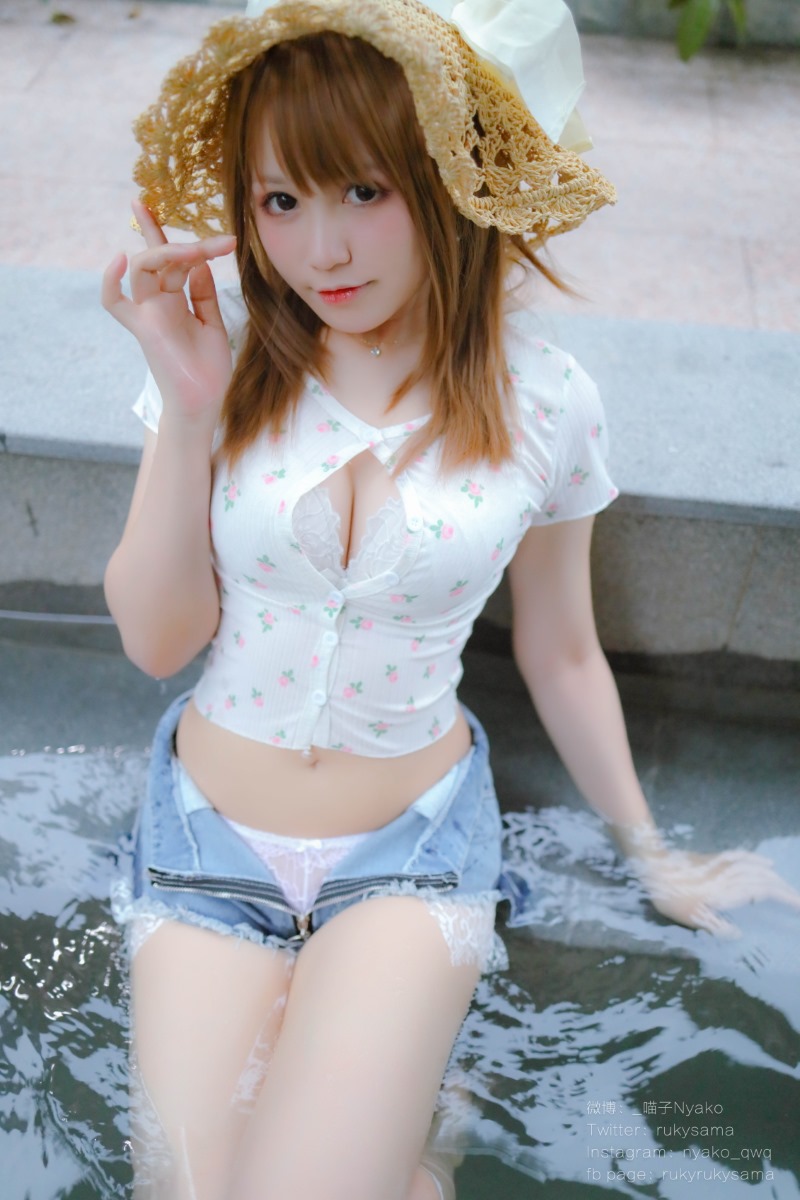 图片[3] - Nyako喵子温泉之旅，仙女姿态惊艳万千！ - 柒兔瞄