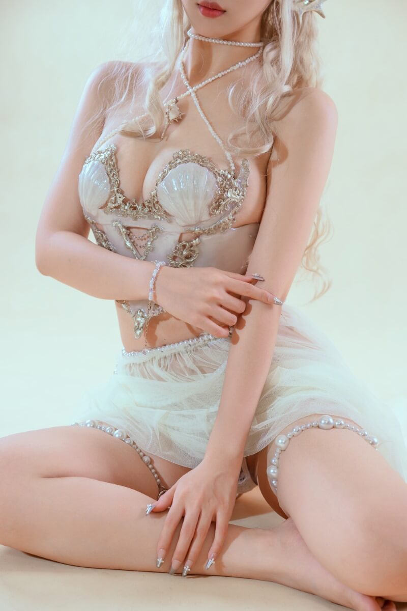 图片[2] - 人鱼公主，可爱的珊迦娜·奶桃桃诠释完美 - 柒兔瞄