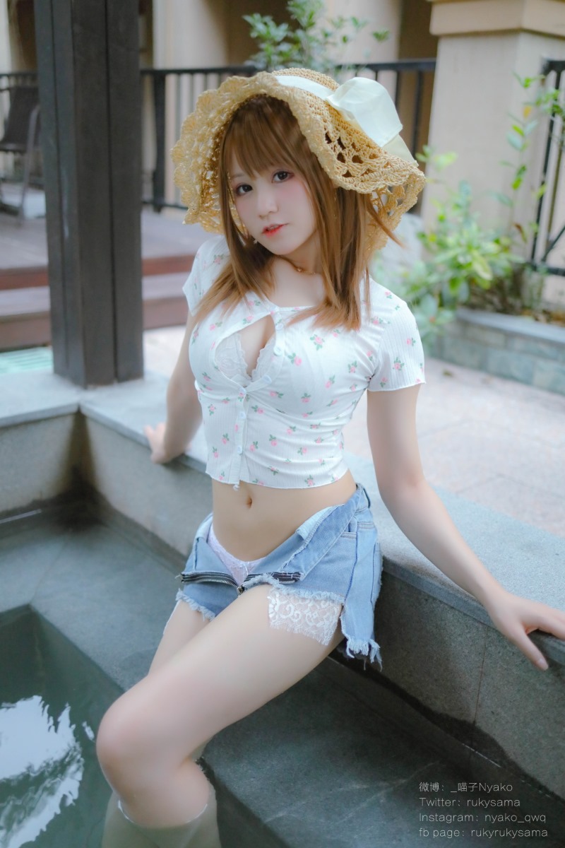 图片[4] - Nyako喵子温泉之旅，仙女姿态惊艳万千！ - 柒兔瞄