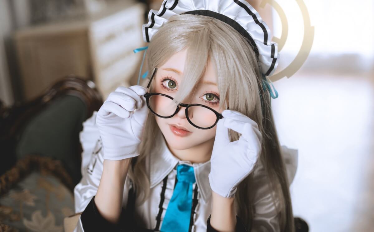 图片[4] - 追求萌妹必看！碧蓝档案室笠茜COS，完美展现可爱风！ - 柒兔瞄