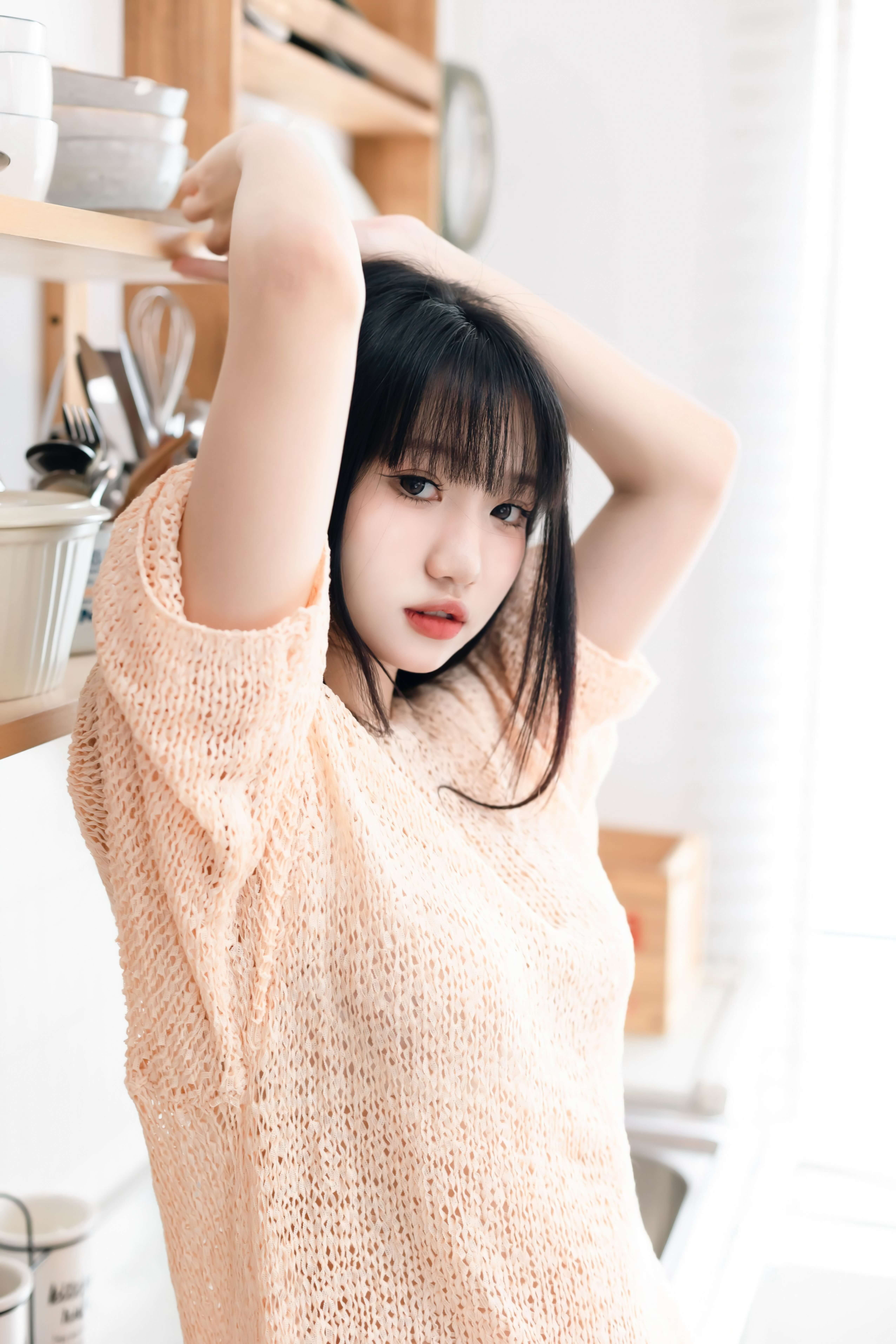 图片[4] - 柒柒要乖哦《半糖下午茶》cos作品，元气女孩萌翻人心 - 柒兔瞄